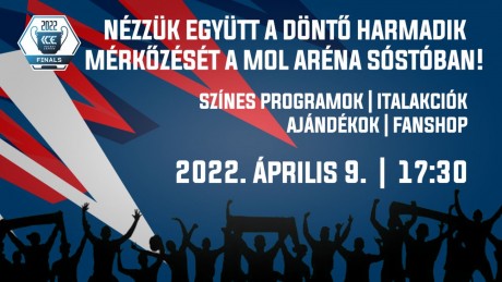 Közös LED-falas meccsnézés lesz este a Sóstó mellett